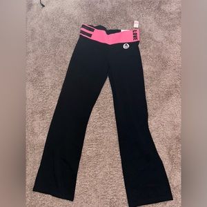 PINK flare leggings
